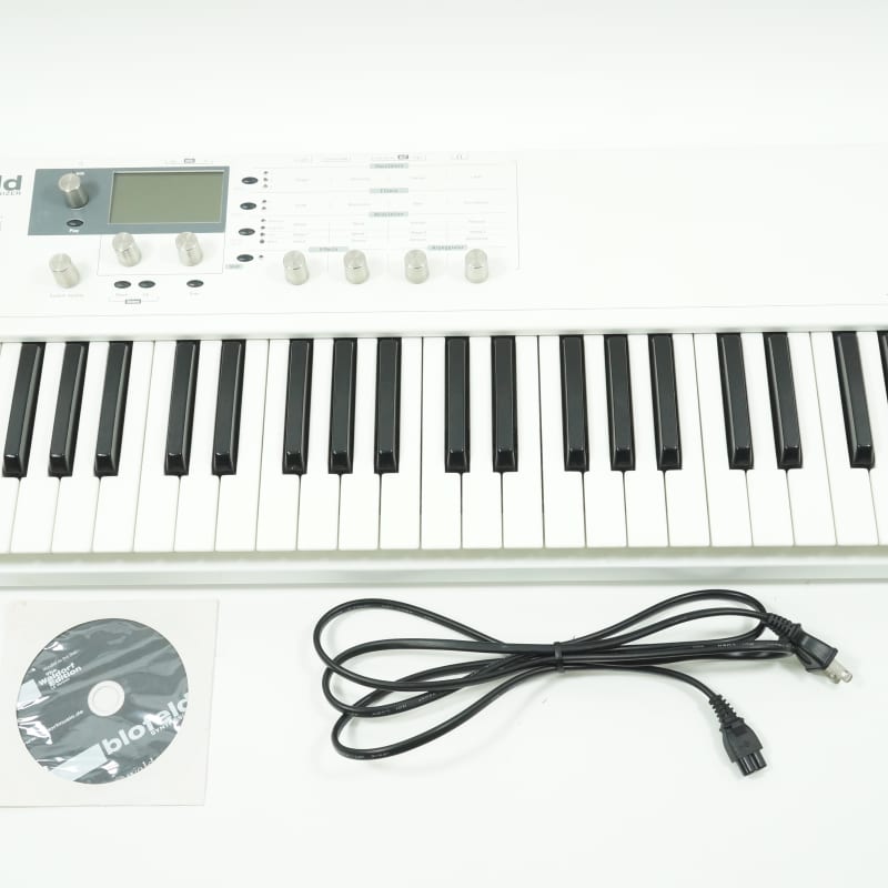 2009 - Present Waldorf Blofeld Keyboard 49-Key Synthesizer White - Used Waldorf  Keyboard
