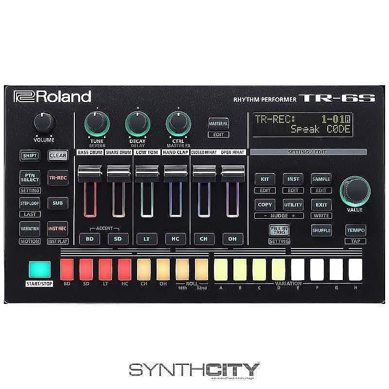 2020 Roland TR-6S Rhythm Composer Black - new Roland           Drum Machine