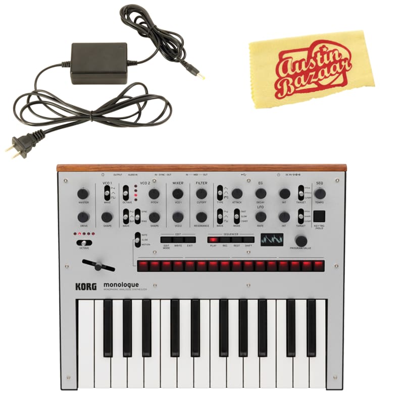 2023 Korg MONOLOGUESV-COMBO-STD Silver - new Korg            Analog   Synth