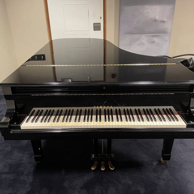 1986 Yamaha C7e Concert Grand Piano - SN#4541171 Black Lacquer - Used Yamaha Piano