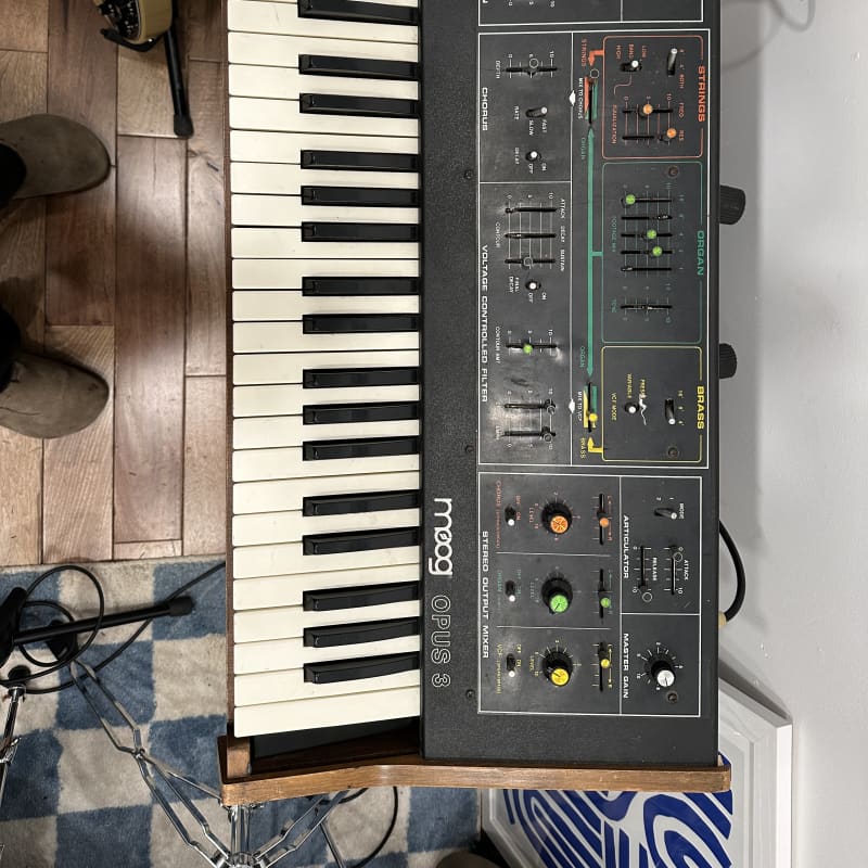 1980 Moog Opus 3 Black - Used Moog   Organ   Vintage  Analog     Synth