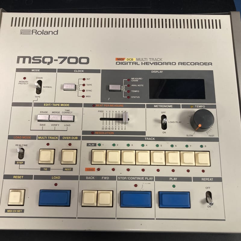 1980 s Roland MSQ-700 Beige - Used Roland           Sequencer