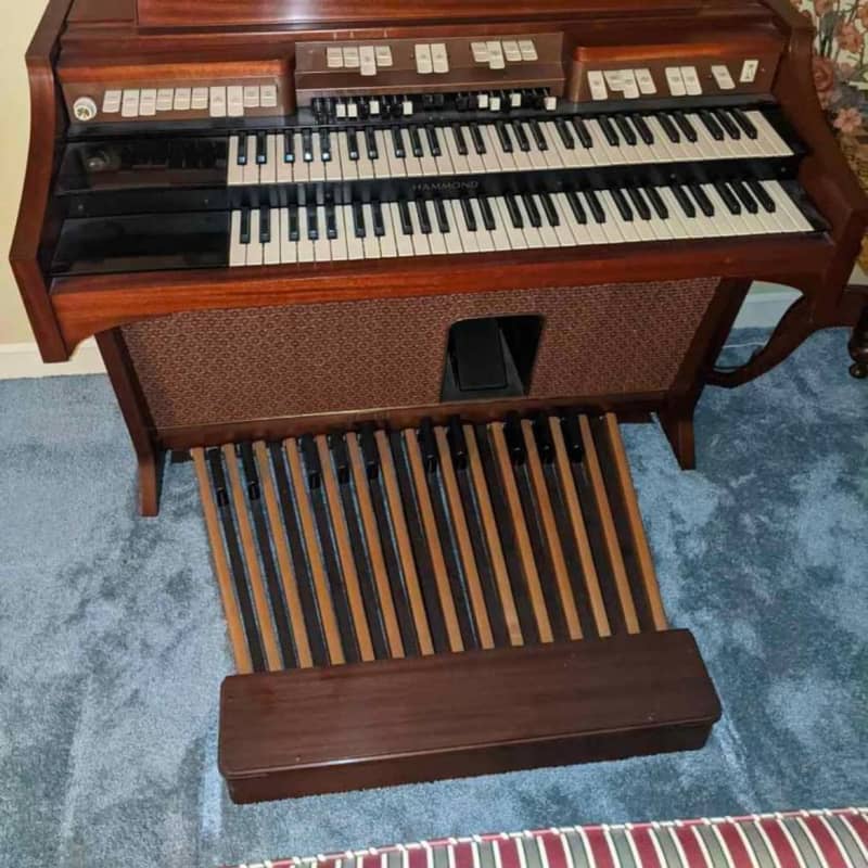 1965 - 1969 Hammond E100 Organ Natural - Used Hammond   Organ