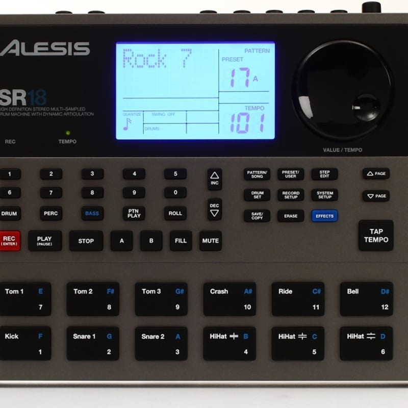 2019 Alesis SR18X110 - new Alesis           Drum Machine