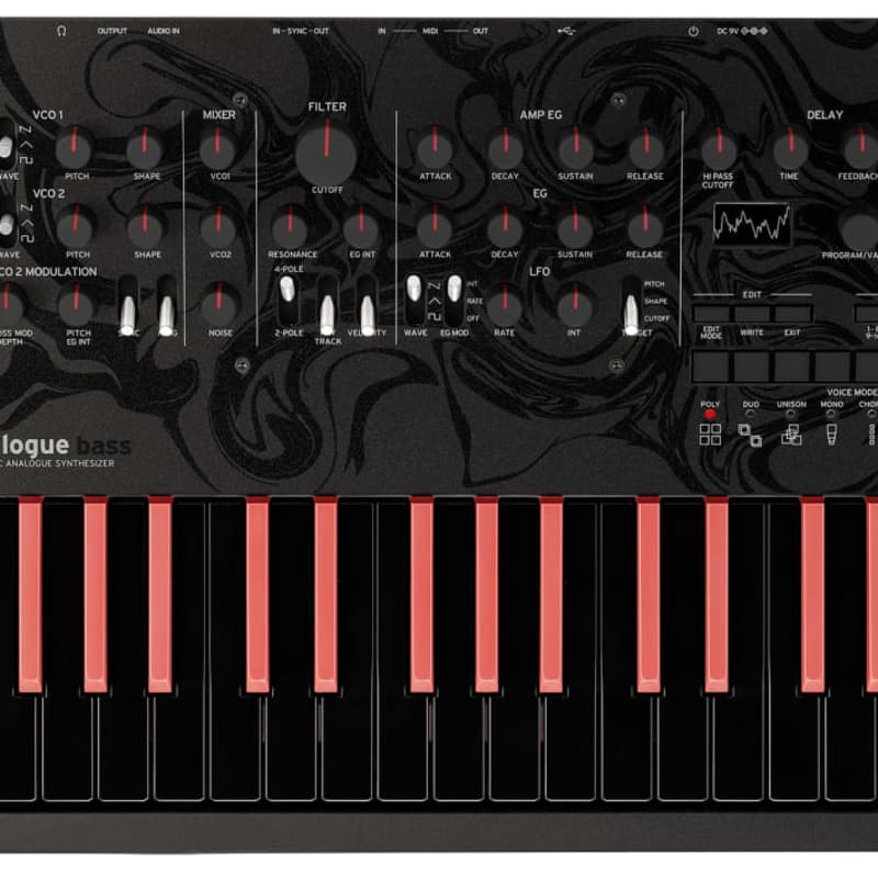 2022 - Present Korg Minilogue Bass 37-Key 4-Voice Polyphonic S... - new Korg            Analog