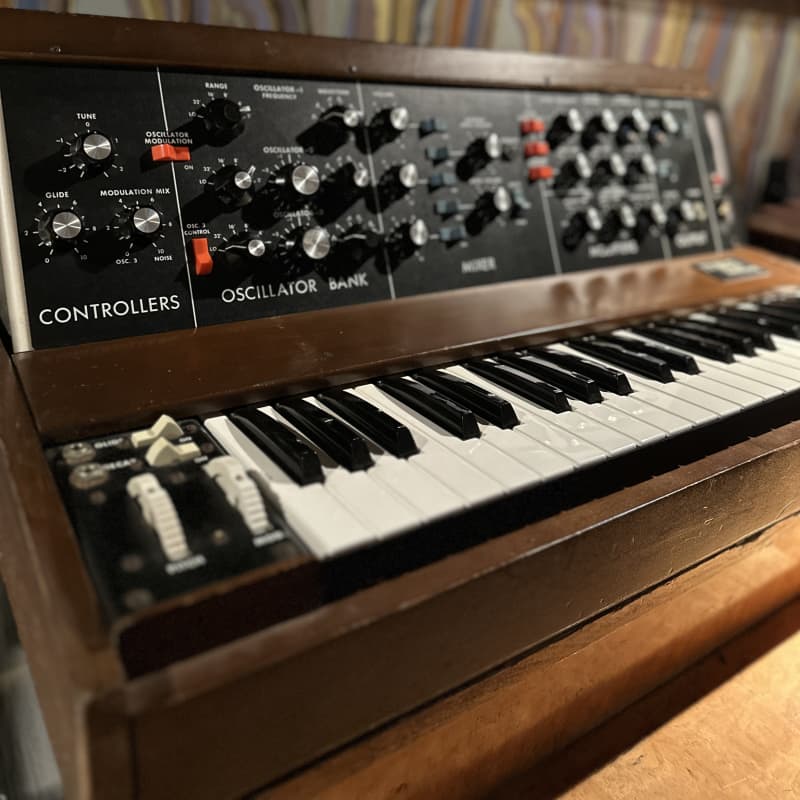 1979 Moog Minimoog Model D 44-Key Monophonic Synthesizer Black... - Used Moog      Vintage       Synth