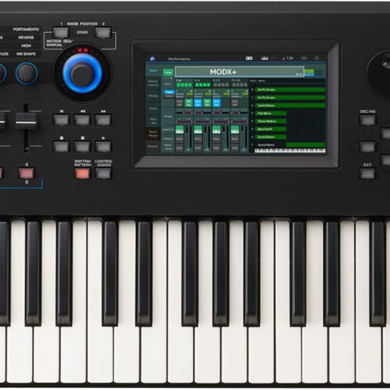 0 Yamaha MODX6+ Black - New Yamaha Piano            Synth