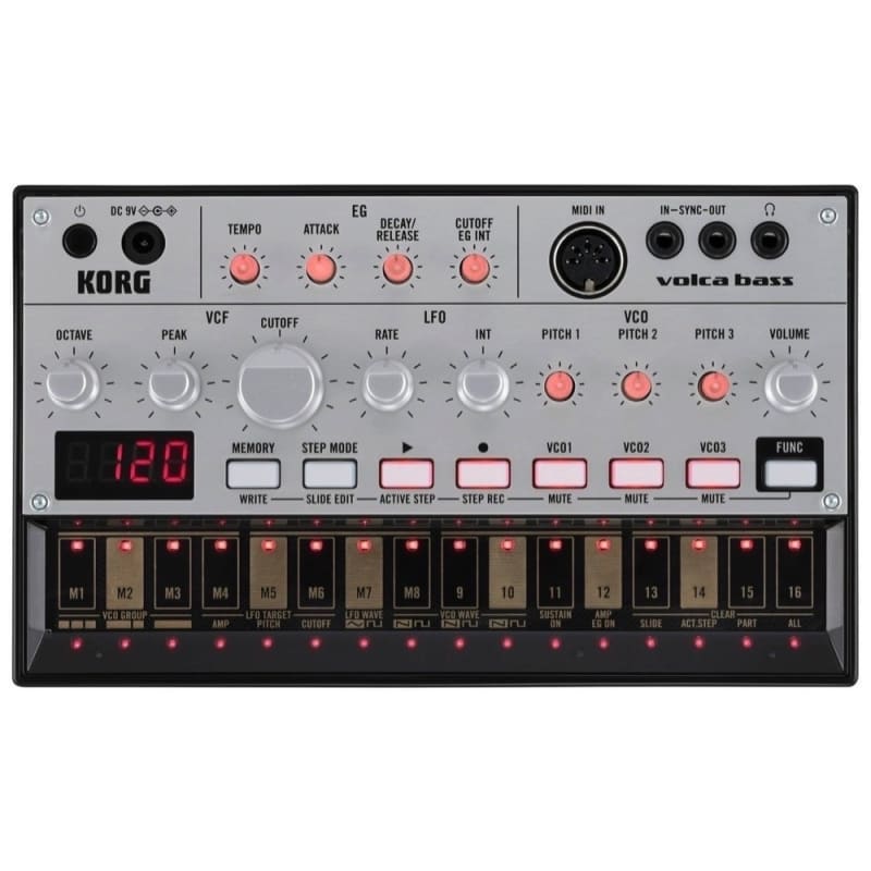 Korg Volca Bass Analog Bass Machine Synthesizer - New Korg     Midi   Analog     Synth