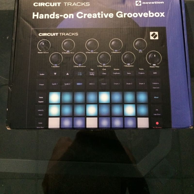 2021 - Present Novation Circuit Tracks Groovebox Black - Used Novation         Controller    Synth
