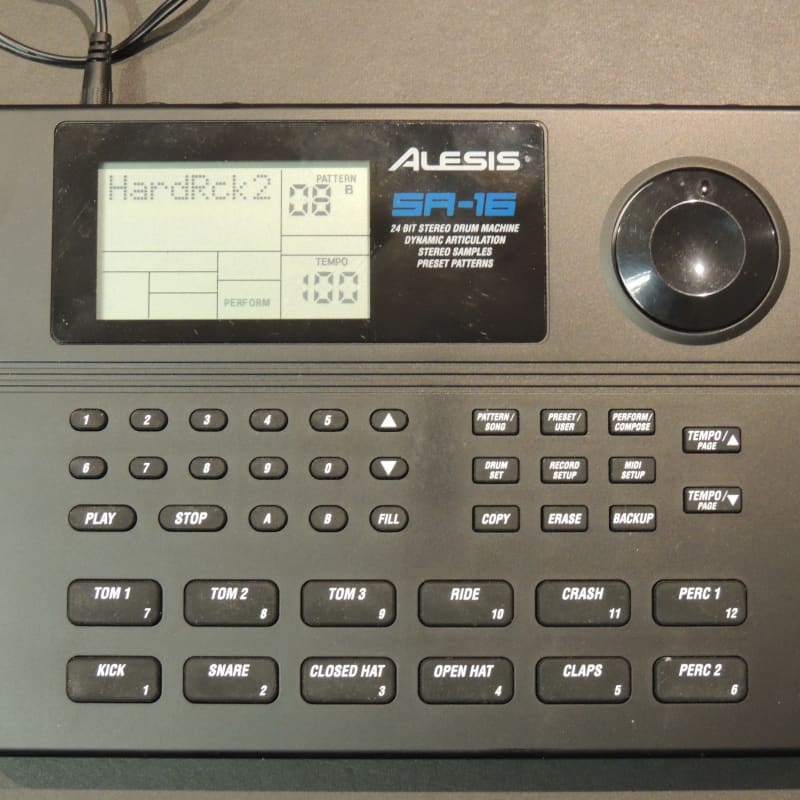 Alesis SR-16 - 24-bit Stereo Drum Machine - Used Alesis          Drum Machine
