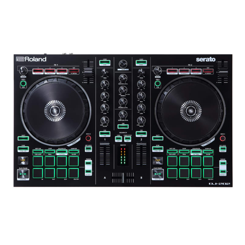 Roland Roland DJ-202 Lightweight Design Two-Channel Four-Deck... - New Roland         Controller