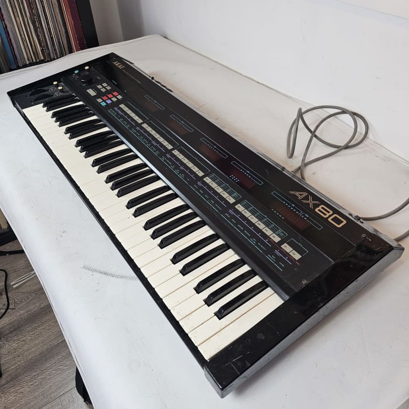 1980s Akai AX80 Synthesizer Black - Used Akai        Analog     Synth
