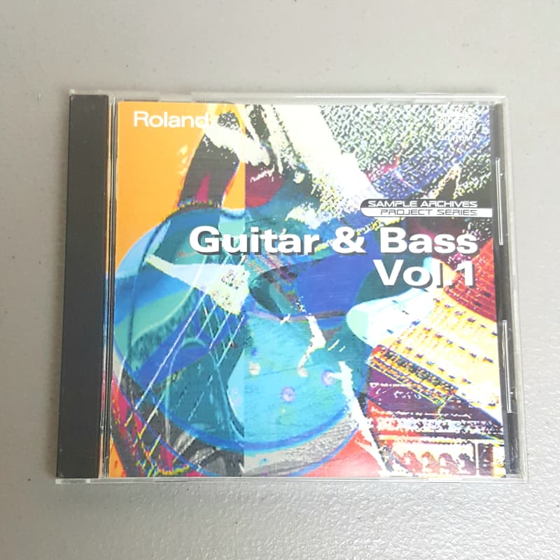 Roland L-CDP-02 "Guitar & Bass Vol 1" Sampler CD Rom Libra... - used Roland         Sampler