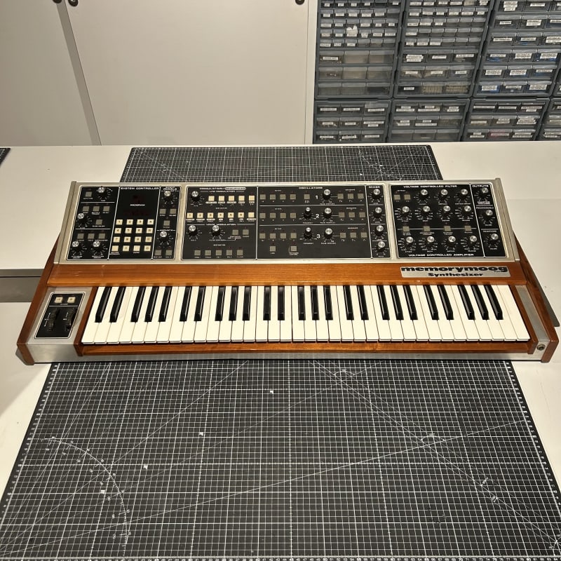 1982 - 1985 Moog Memorymoog Wood - used Moog   Vintage Instrument           Synthesizer
