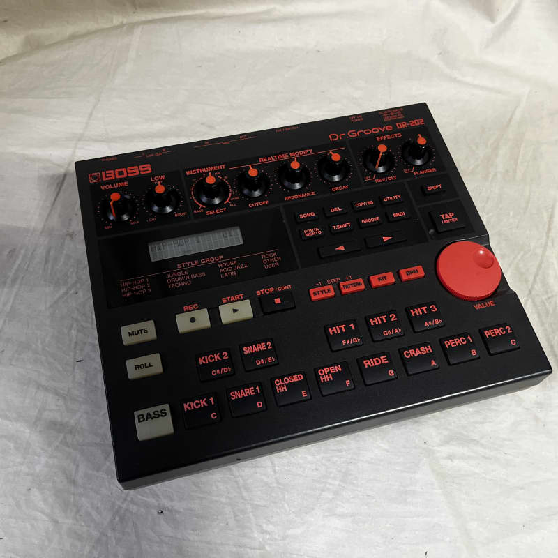 2000s Boss DR-202 Dr. Groove Black - Used Boss          Drum Machine