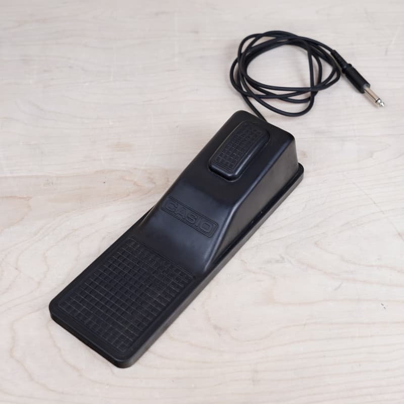 Casio Sustain Pedal Black - used Casio  Vintage Synths