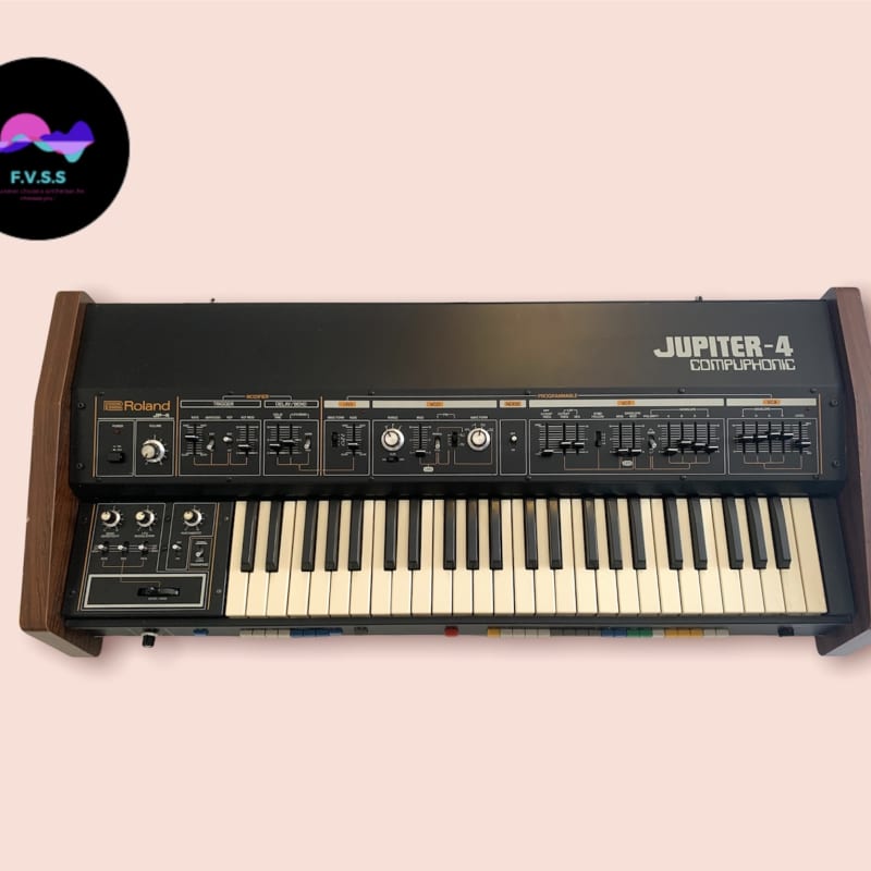 1978 - 1982 Roland Jupiter 4 49-Key Synthesizer Black - used Roland            Analog  Synthesizer