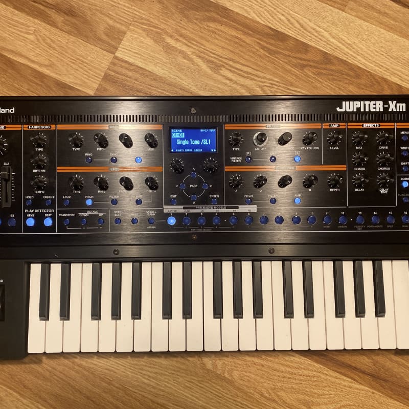 2019 - Present Roland Jupiter-Xm 37-Key Synthesizer Black - used Roland              Synthesizer