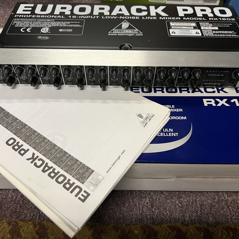 2010s Behringer Eurorack Pro RX1602 16-Input Line Mixer Standard - Used Behringer  Keyboard