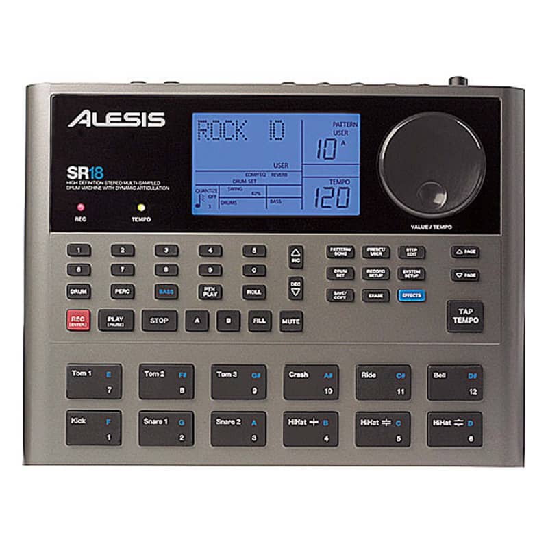 Alesis SR18 - used Alesis           Drum Machine