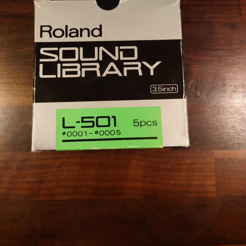 1987 Roland Sound Library L-501 - used Roland         Sampler     Keyboard
