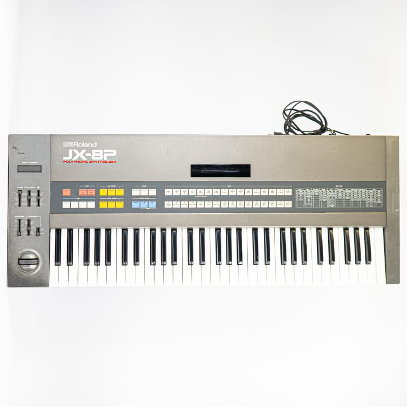 Mid 80s Roland JX-8P Grey - used Roland  Vintage Synths          Analog   Synth