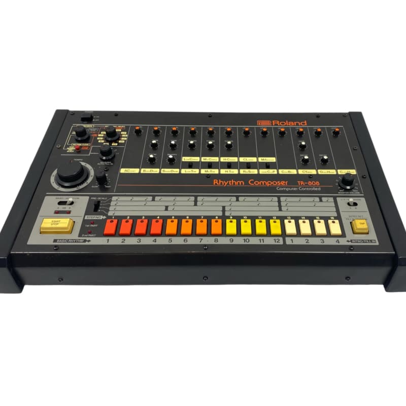 1982 Roland TR-808 Rhythm Composer Black - used Roland       Midi