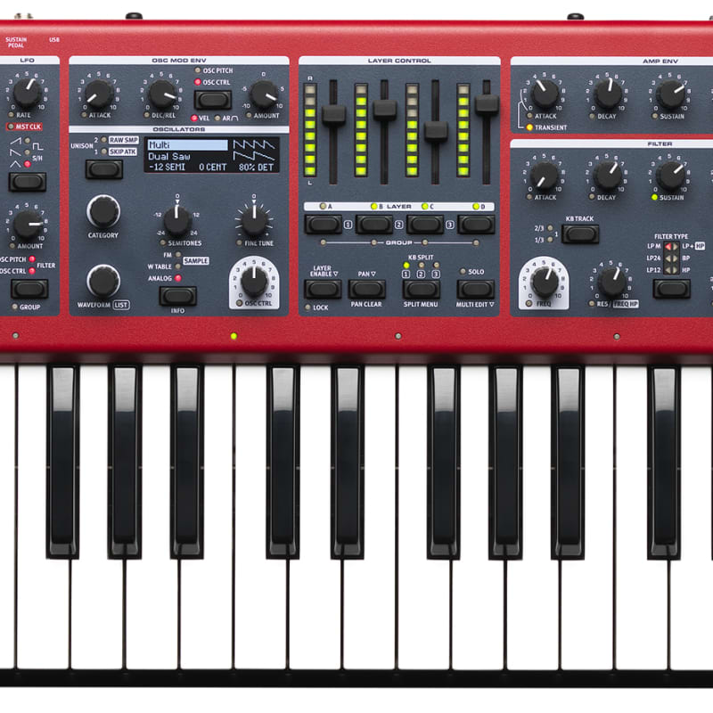 2013 - 2022 Nord Wave 2 61-Key 48-Voice Polyphonic Synthesizer... - new Nord              Synthesizer