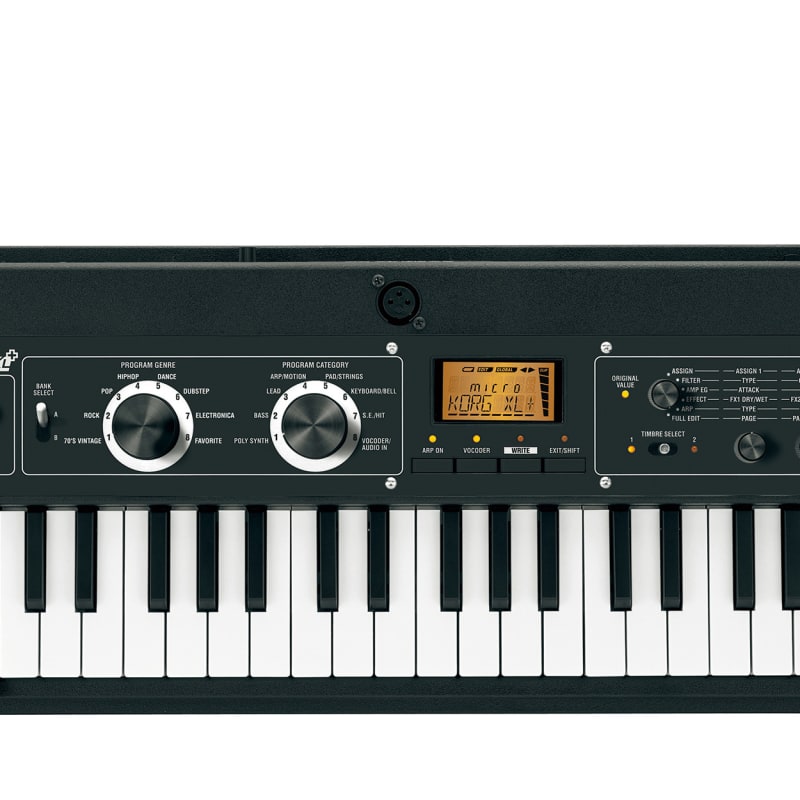 Korg Microkorg XL+ Synthesizer / Vocoder - new Korg              Keyboard