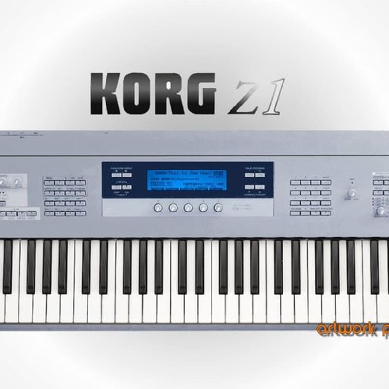 1990s Korg Z1 Silver - used Korg   Vintage Instrument