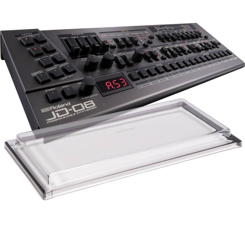 2021 - 2022 Roland JD-08 Programmable Synthesizer Black - new Roland               Synth