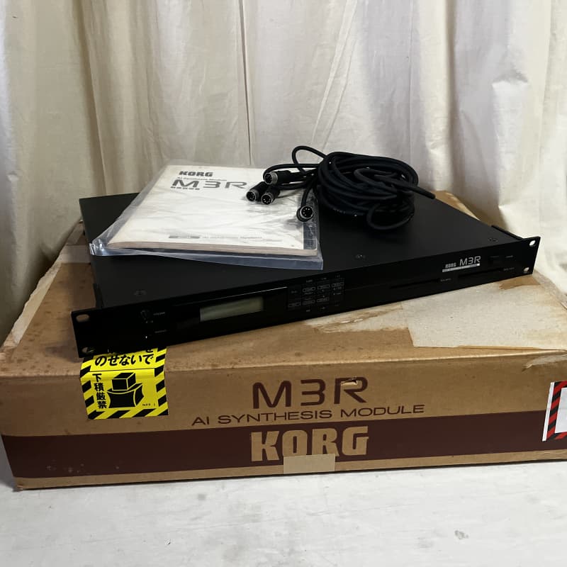 1990s Korg M3R AI Synthesis Module Black - used Korg   Rackmount   Workstation