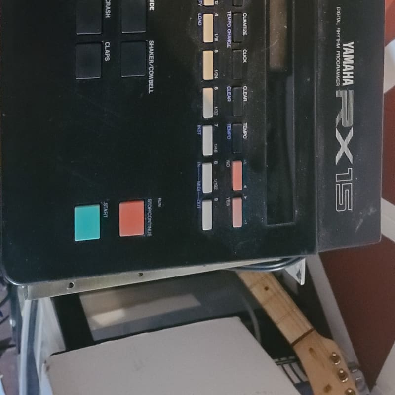 1980s Yamaha RX15 Digital Rhythm Programmer Black - Used Yamaha          Drum Machine
