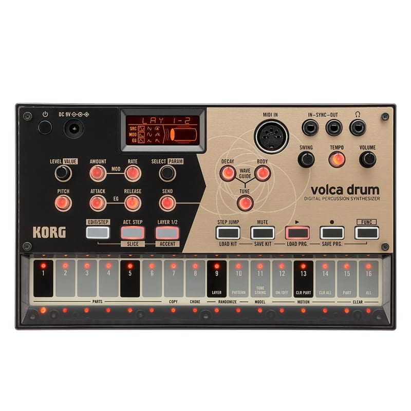 Korg VOLCADRUM Physical Modeling Drum Synthesizer - new Korg    Digital           Synth