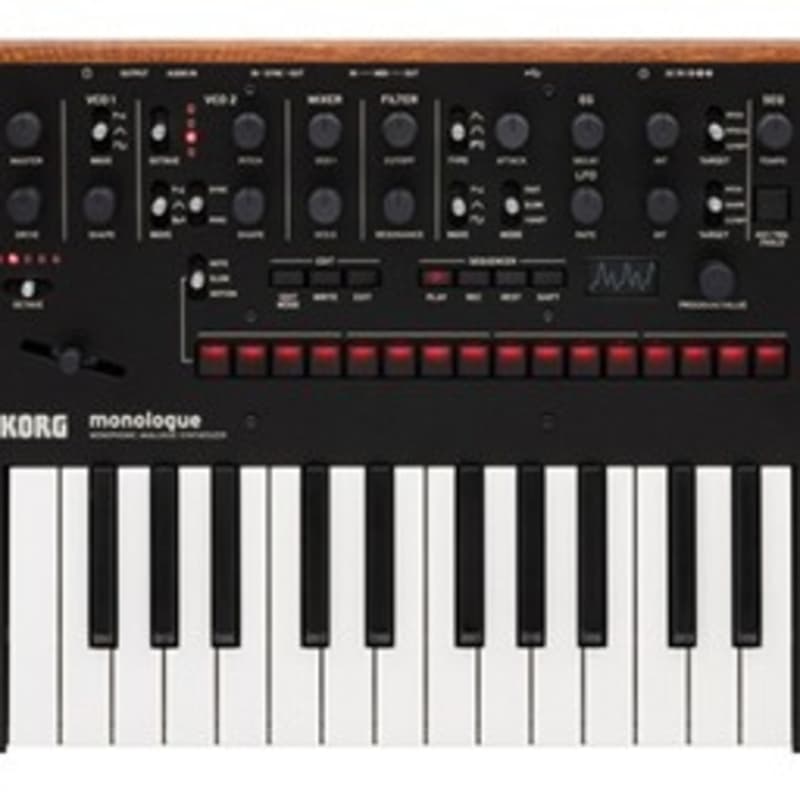 Korg monologue 25-Key Monophonic Analog Synthesizer Black - new Korg            Analog   Synth