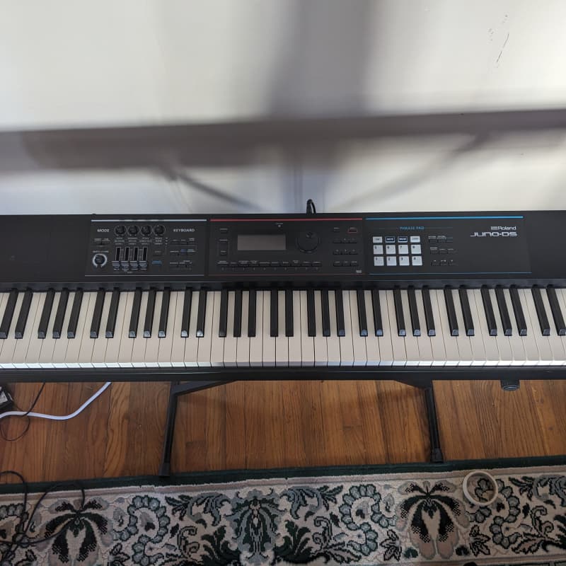 2018 - Present Roland Juno DS88 Synthesizer Black - Used Roland  Keyboard