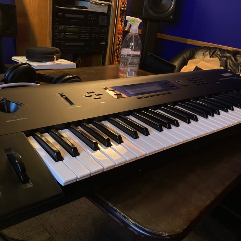 1990 Korg Wavestation EX Black - used Korg  Vintage Synths            Keyboard Synth