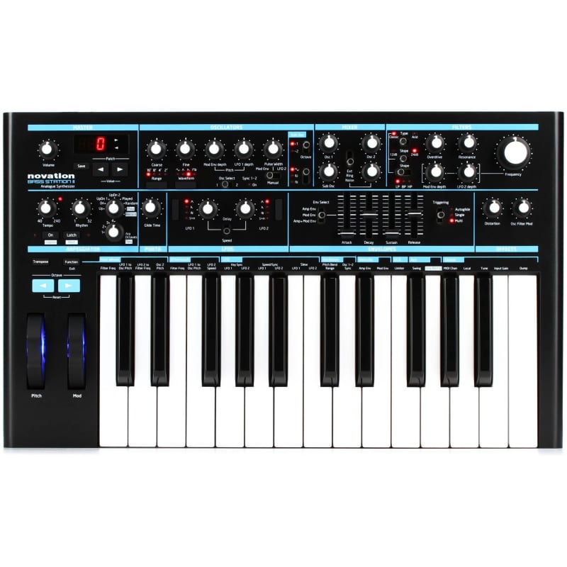 Novation Bass Station II Analog Synthesizer Synth - new Novation            Analog   Synth