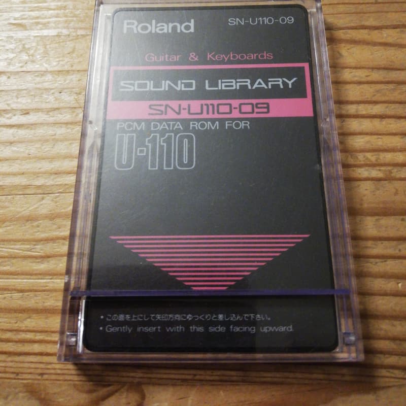 Roland PCM DATA ROM for U110 Sound Library SN-U110-09 GUITAR &... - used Roland              Keyboard