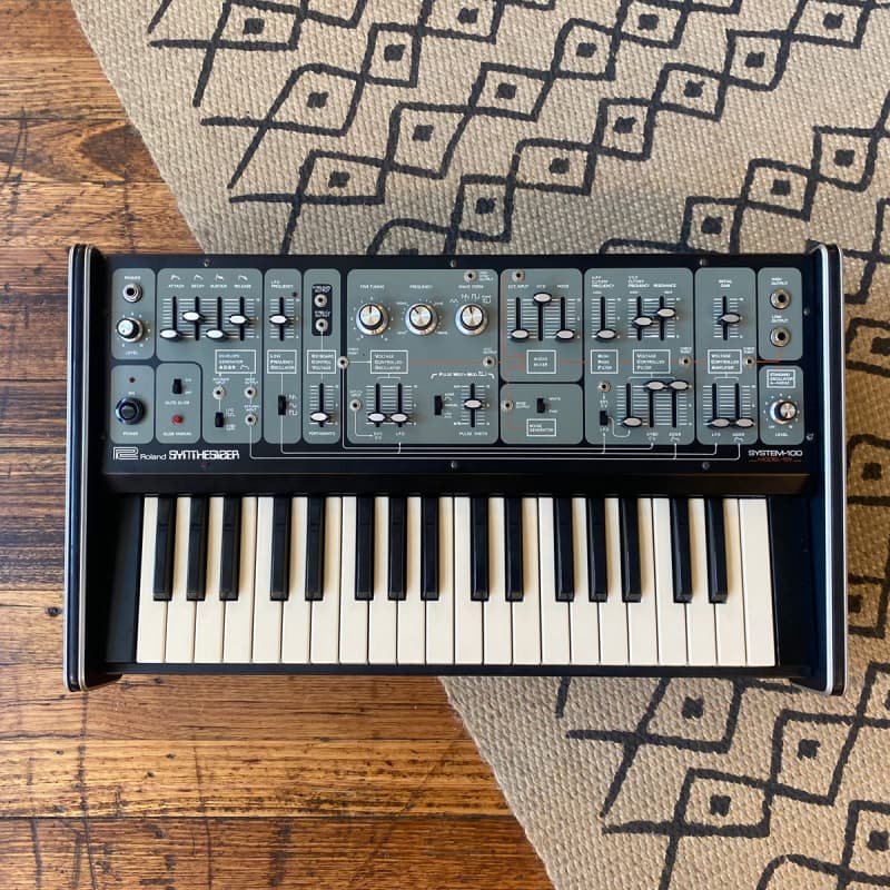 1976 Roland System 100 Model 101 Synthesizer Black - Used Roland             Synth