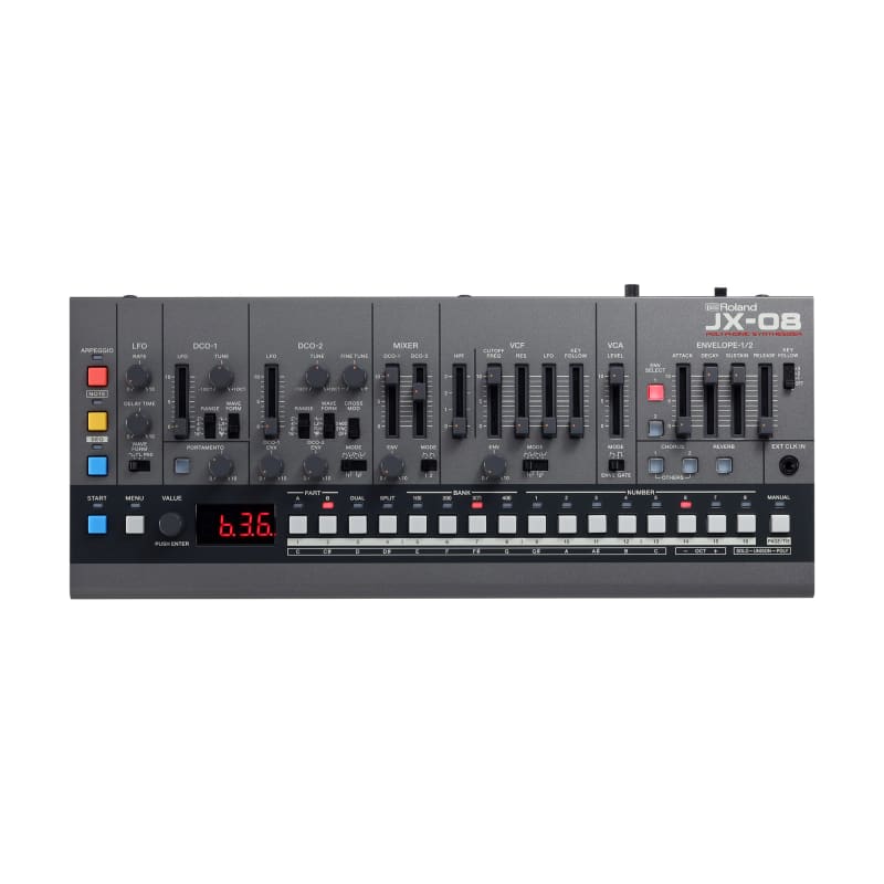 Roland JX-08 Boutique Series Desktop Synth Module - new Roland    Digital        Analog   Synth