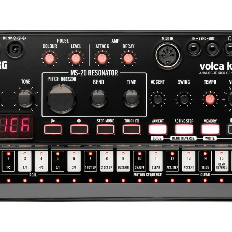 Korg Korg Volca Kick Analog Kick/Bass Generator - New Korg        Analog     Synth