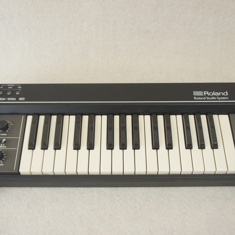 1979 - 1984 Roland System 100M Module 180 keyboard Gray - used Roland              Keyboard