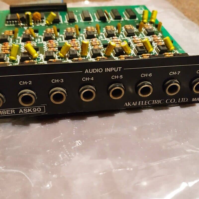 late 80s Akai Trigger Input Board for Akai S900 samplers - used Akai         Sampler