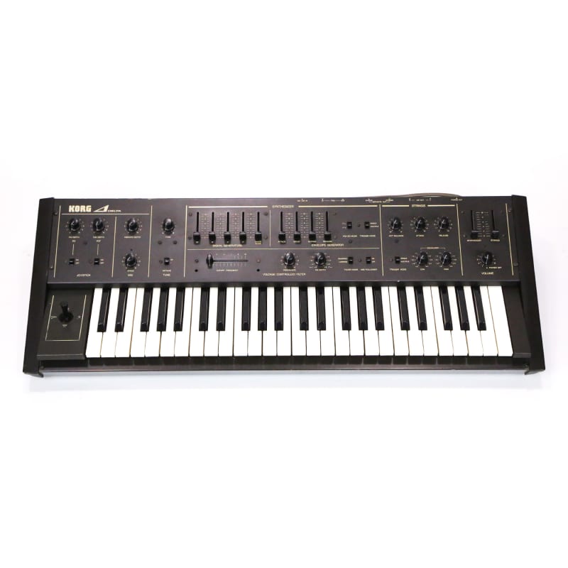 1980 Korg Delta DL-50 Black - used Korg Polyphonic  Vintage Instrument     Keyboard    Analog  Synthesizer