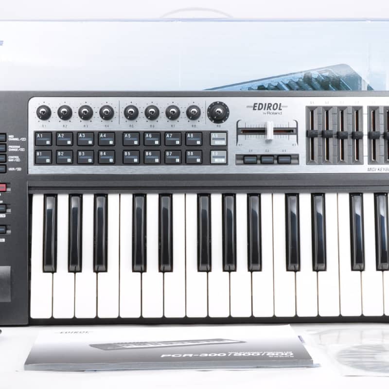 Roland EDIROL PCR-300 MIDI Keyboard Controller Grey - Used Roland     Midi