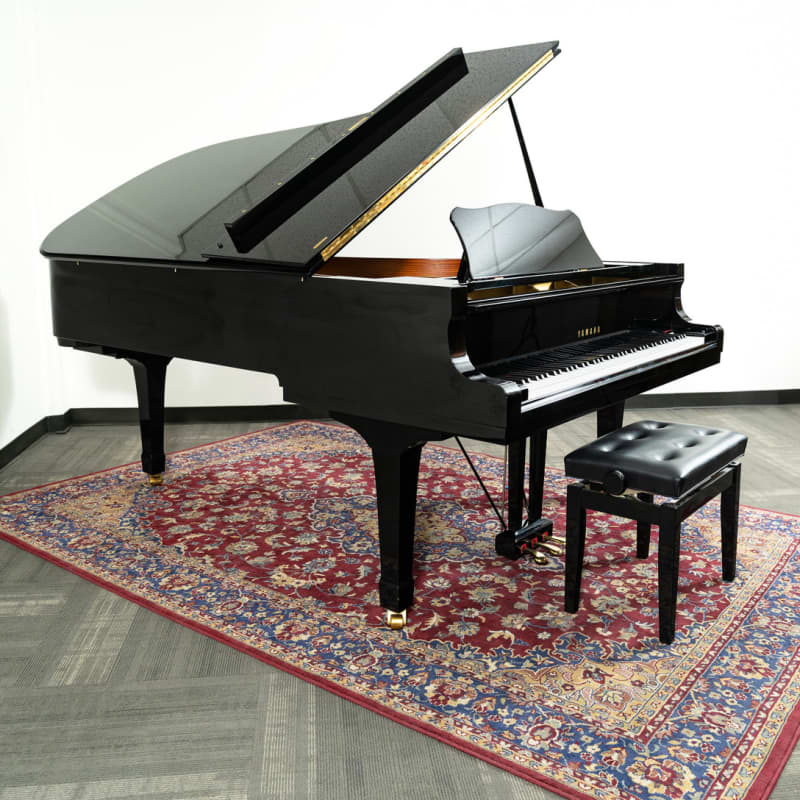 Yamaha 7'6" C7 Grand Piano | | SN: 3850766 Polished Ebony - Used Yamaha Piano