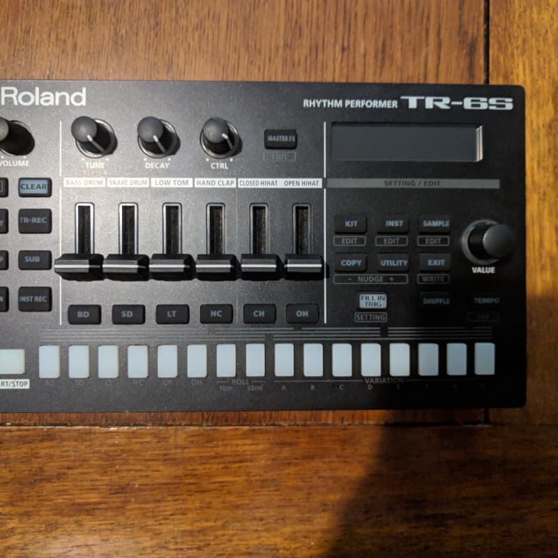 2020 - Present Roland TR-6S Rhythm Composer Black - used Roland           Drum Machine