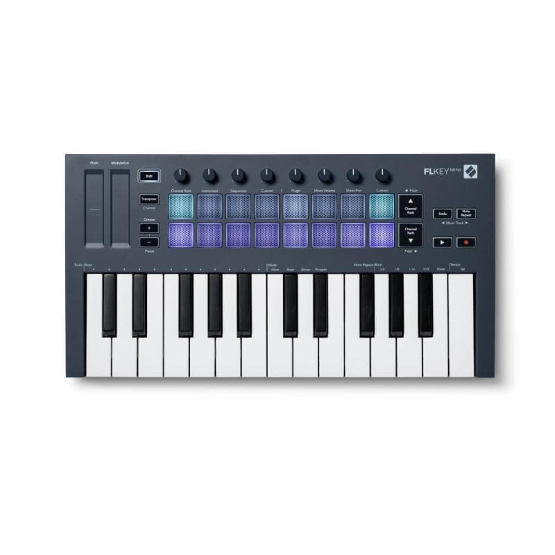 Novation Novation FLKey Min MIDI Keyboard Controller - used Novation              Keyboard