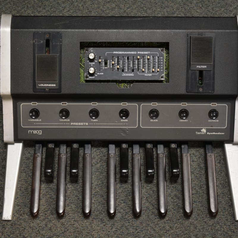 1974 - 1981 Moog Taurus I Black - used Moog  Monophonic    Organ      Analog  Synthesizer Controller
